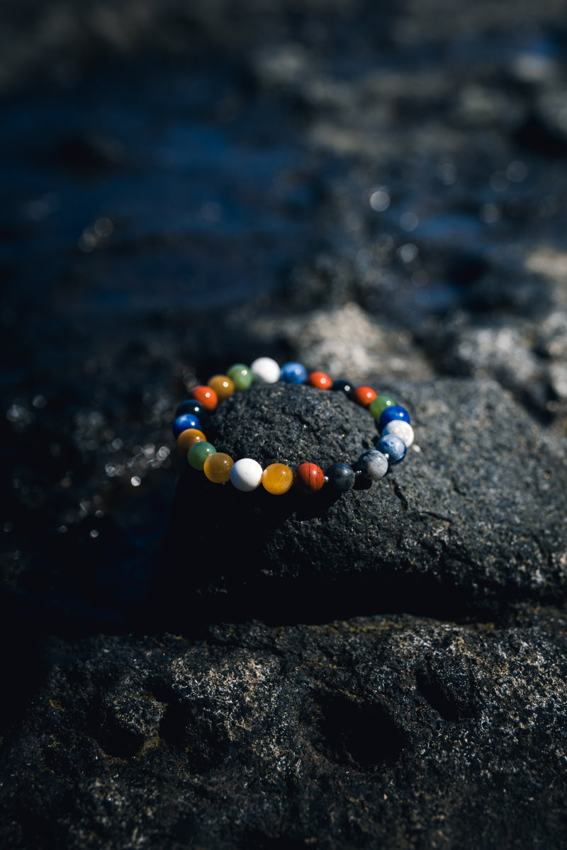 Bracelet omoon perles 8 mm