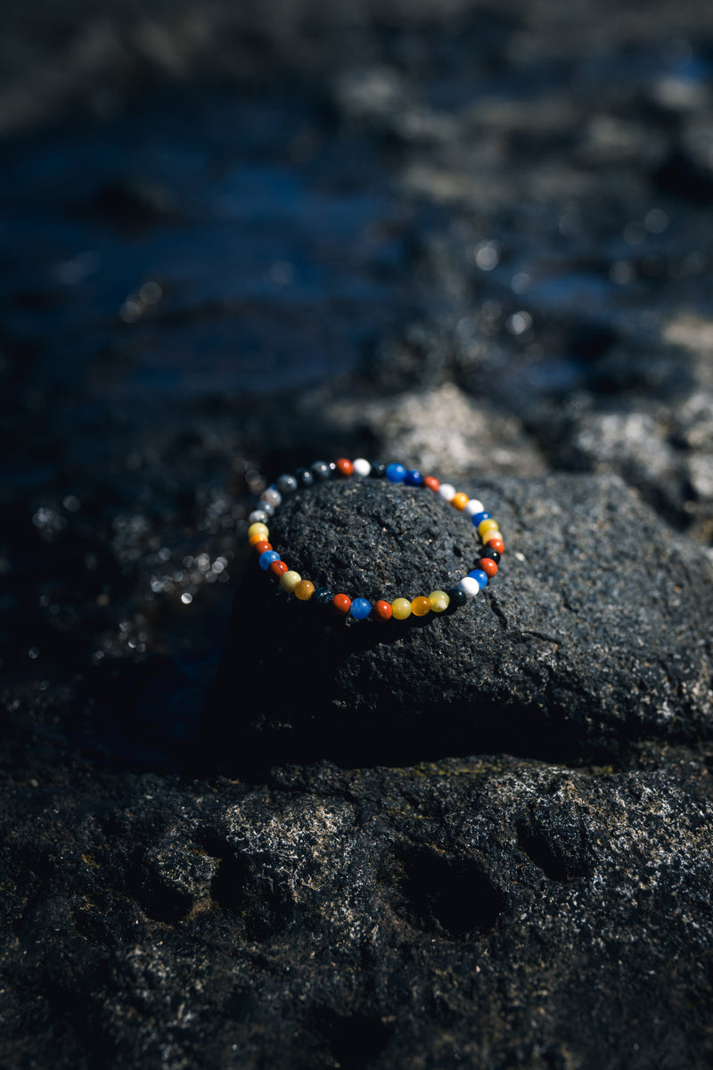 Bracelet omoon perles 4 mm